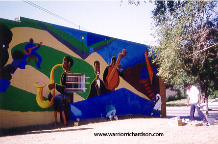 Omaha Mural Lead Muralist Warrior Richardson